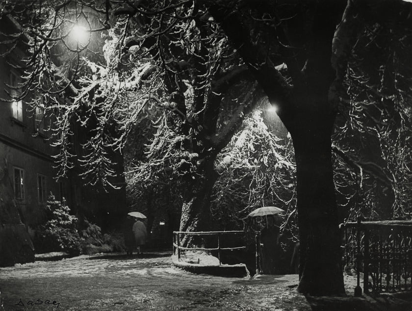 Gornji grad, zimska noć, 1967. T. Dabac